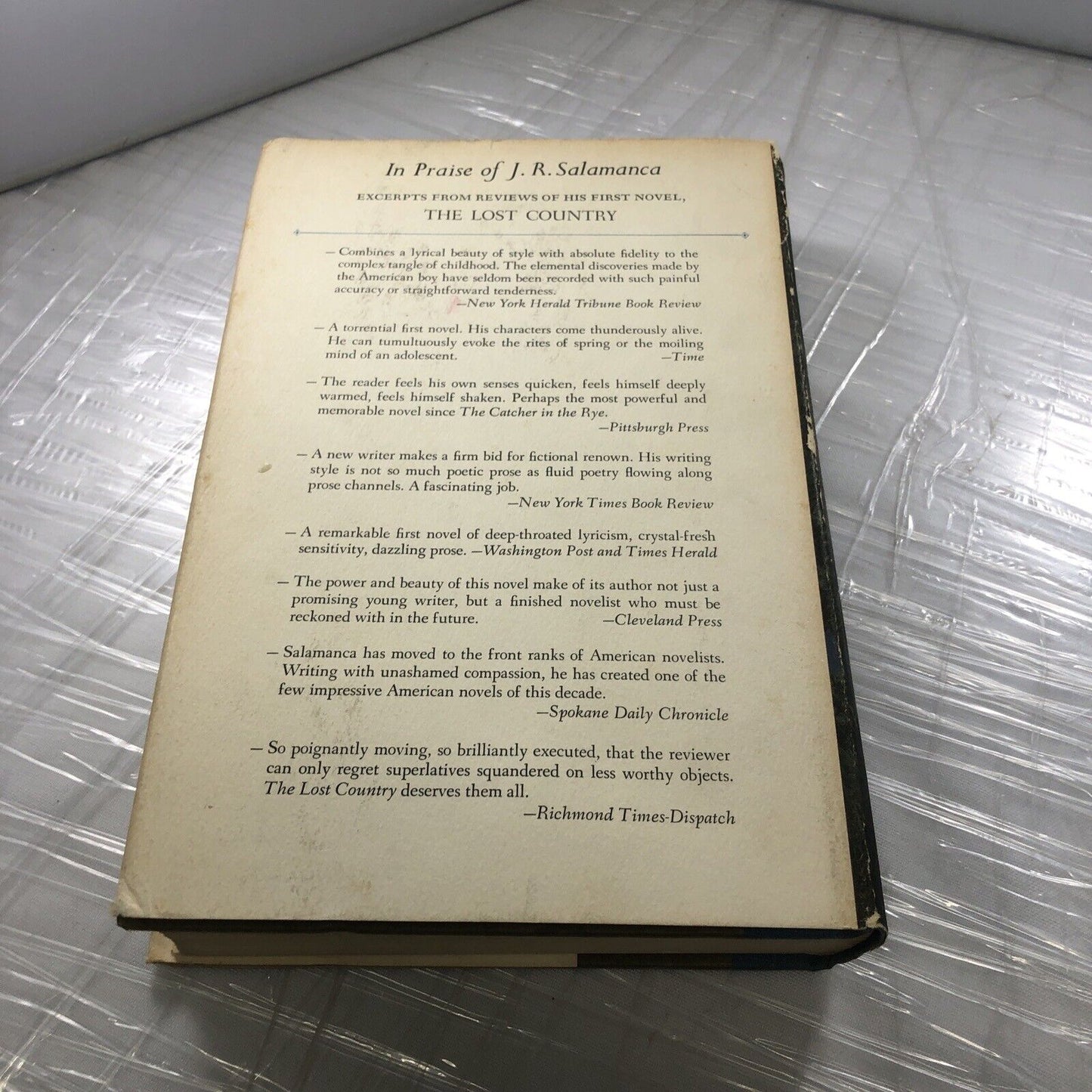 Lilith (1st Ed, 1st Print, 1961) by J.R Salamanca Vintage Hardcover Dust Jacket