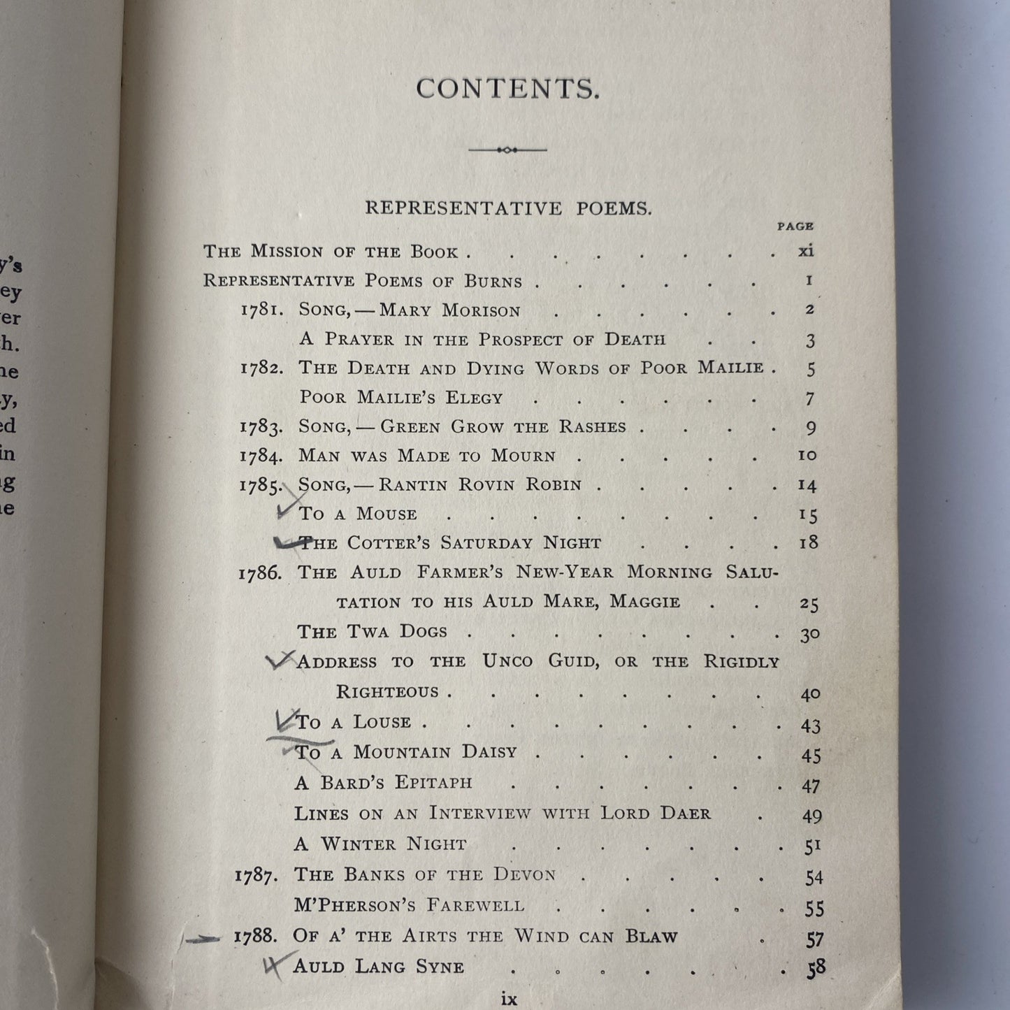 Antique 1897 Representative Poems With Carlyles Essay Hardcover Book Red Small