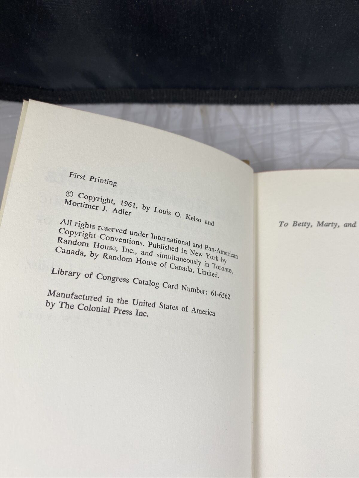 The New Capitalists. by Louis O. Kelso and Mortimer J. Adler First Printing