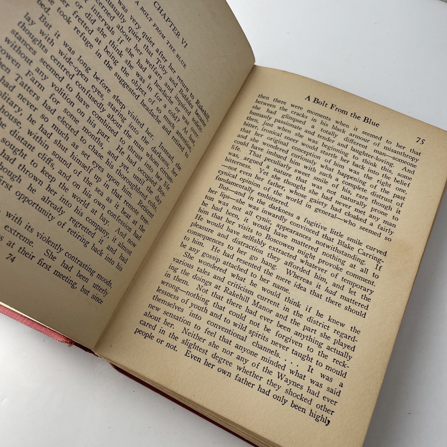 Antique 1925 Red Ashes by Margaret Pedler FIRST EDITION Grosset Dunlap Hardcover