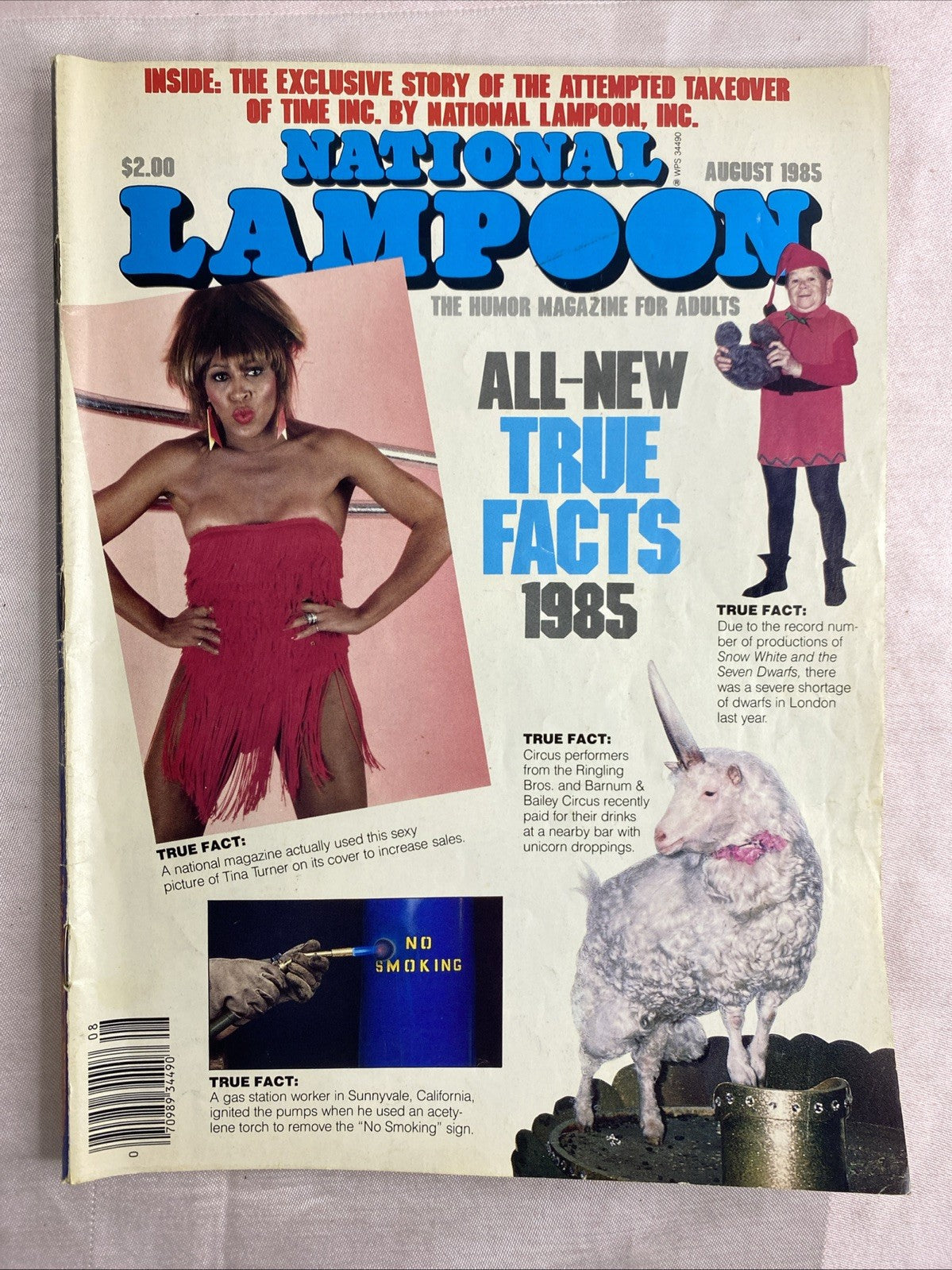 National Lampoon Magazine - "All New True Facts 1985" - (August 1985)