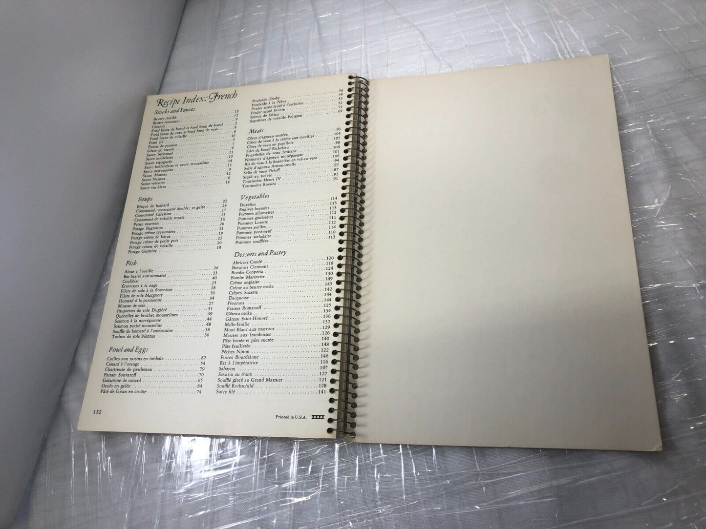 RARE VINTAGE Classic French Cooking (Time Life Foods of the World series) Recipe
