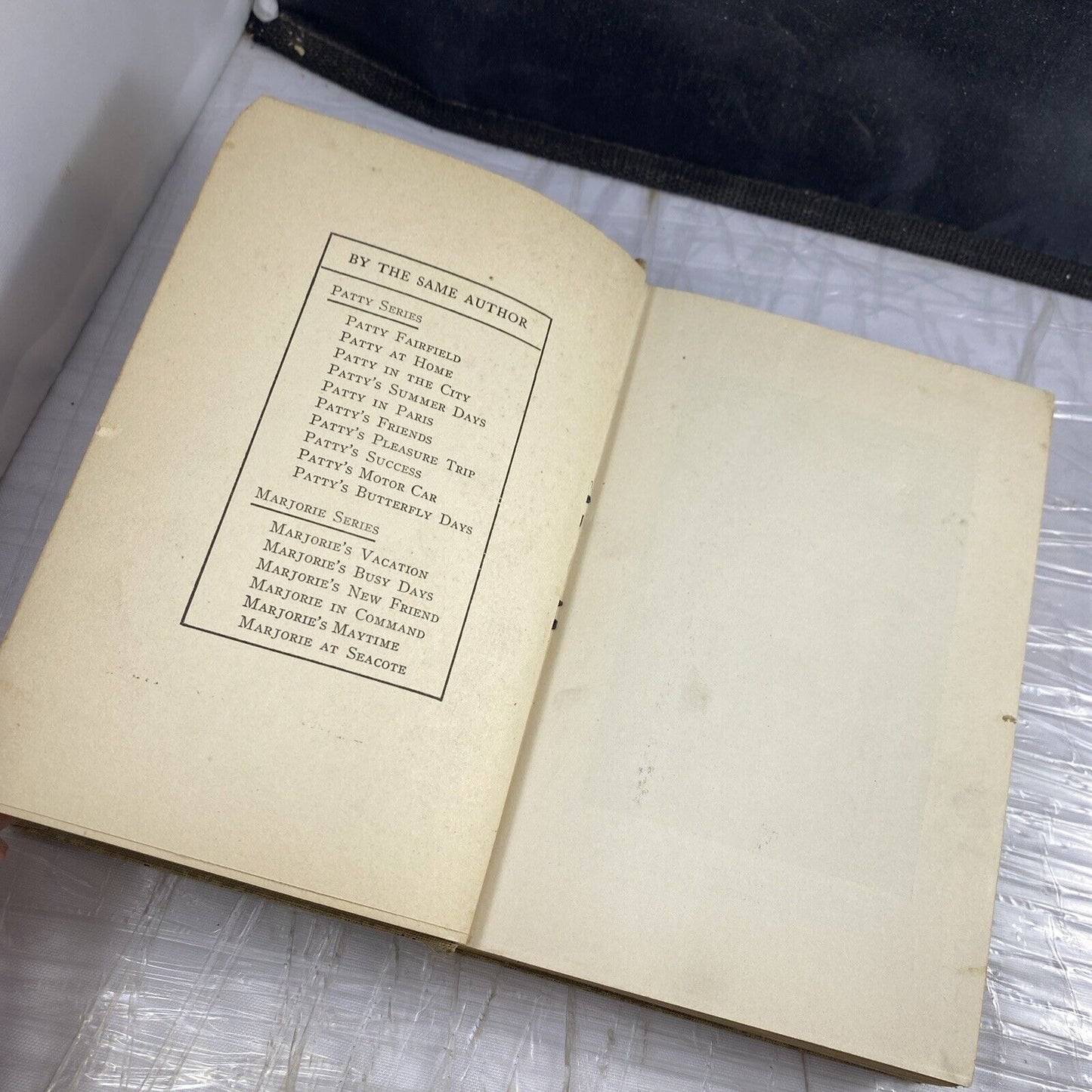 Carolyn Wells MARJORIE AT SEACOTE 1912 Rare First Edition Antique Worn Book