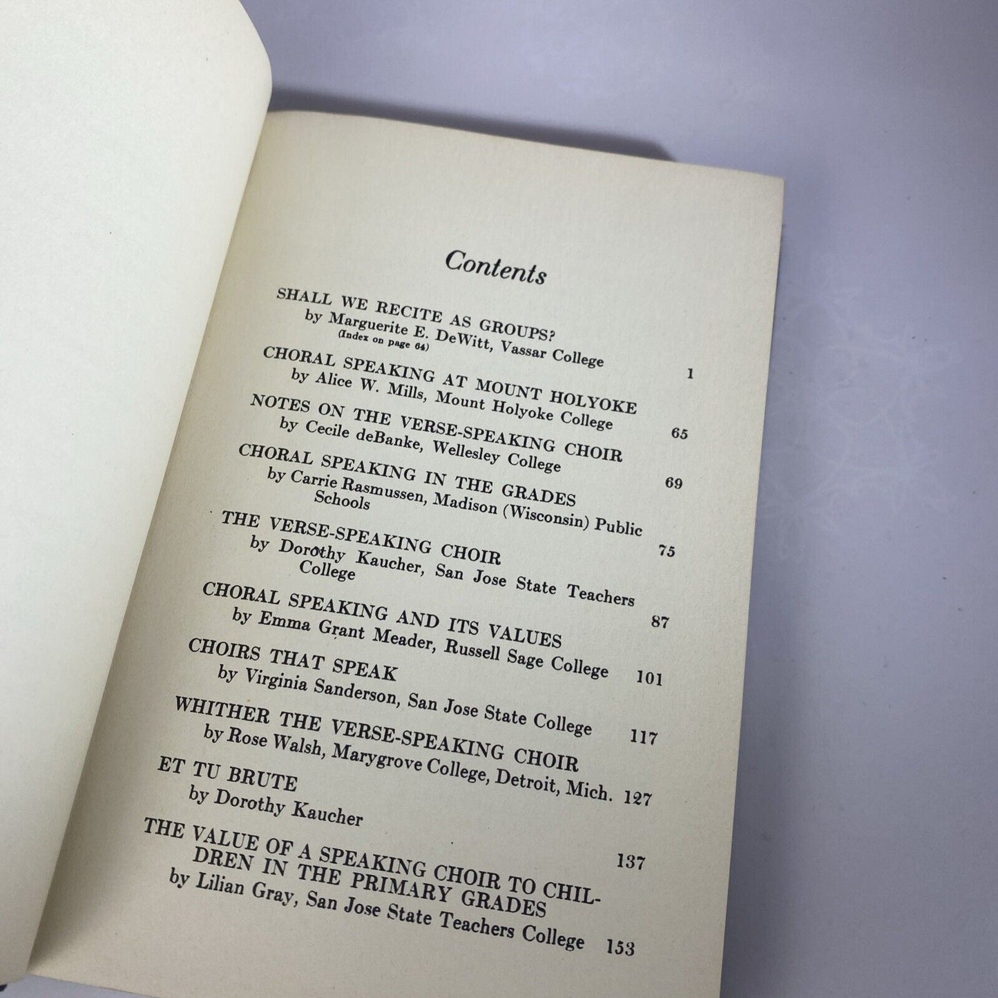Practical Methods In Choral Speaking M E Dewitt Vintage Public Speaking Book GOO
