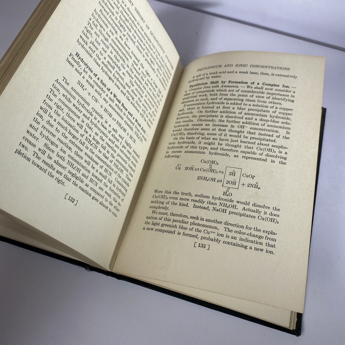 1929 ~ Elementary Theory Of Qualitative Analysis . 1st Edition BLACK & Red
