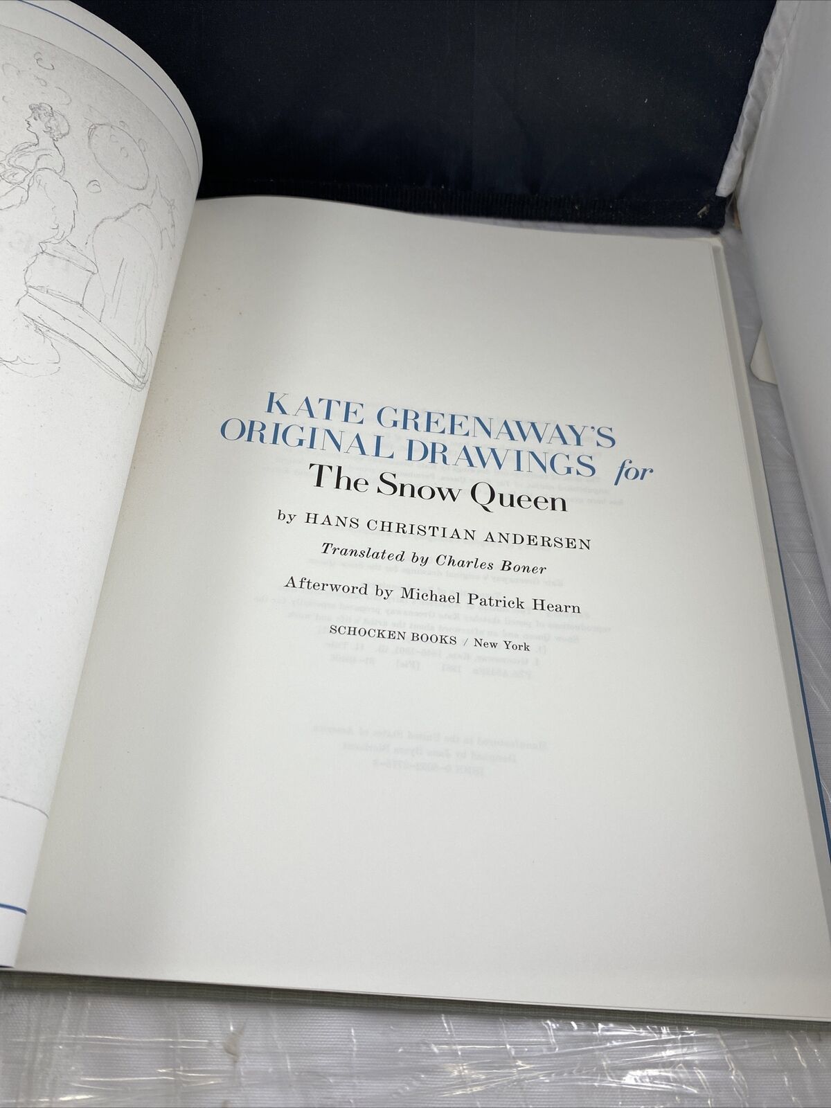 Kate Greenaway's Original Drawings for the Snow Queen by First Edition Art Book