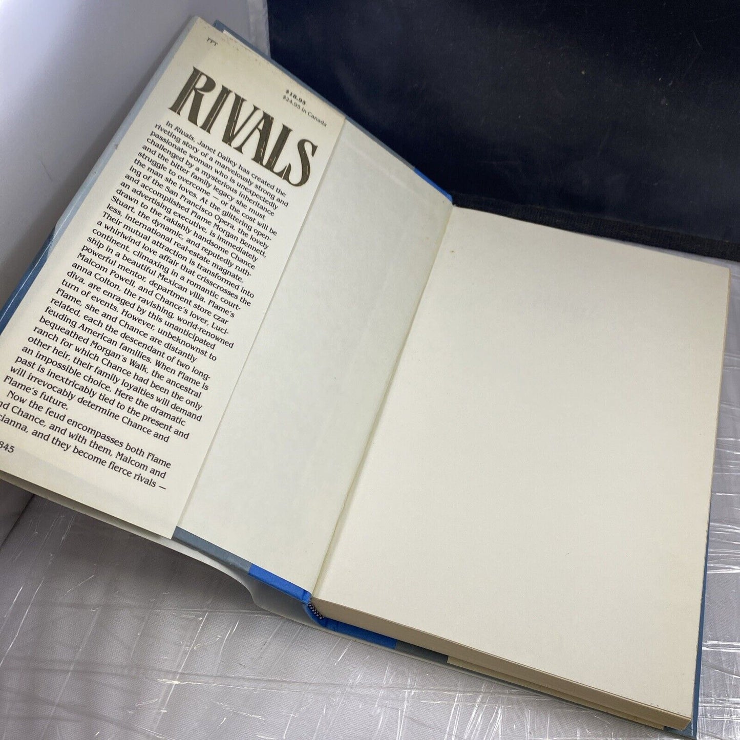 Rivals Contemporary Romance Hardcover Book by Janet Dailey Suspense 1989 First