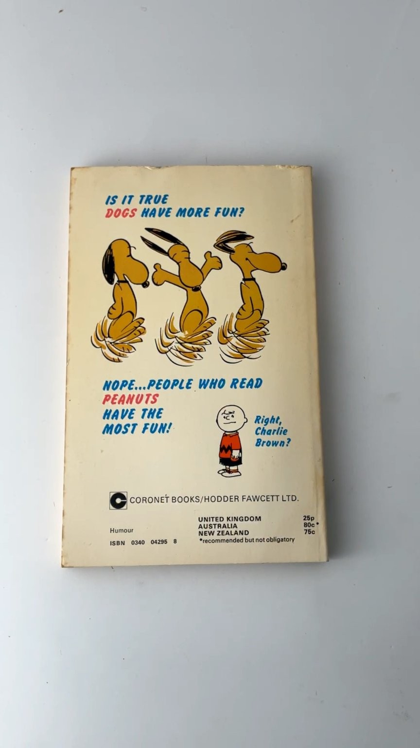 Here Comes Snoopy by Charles M. Schulz 8th Impression 1974 Illustrated