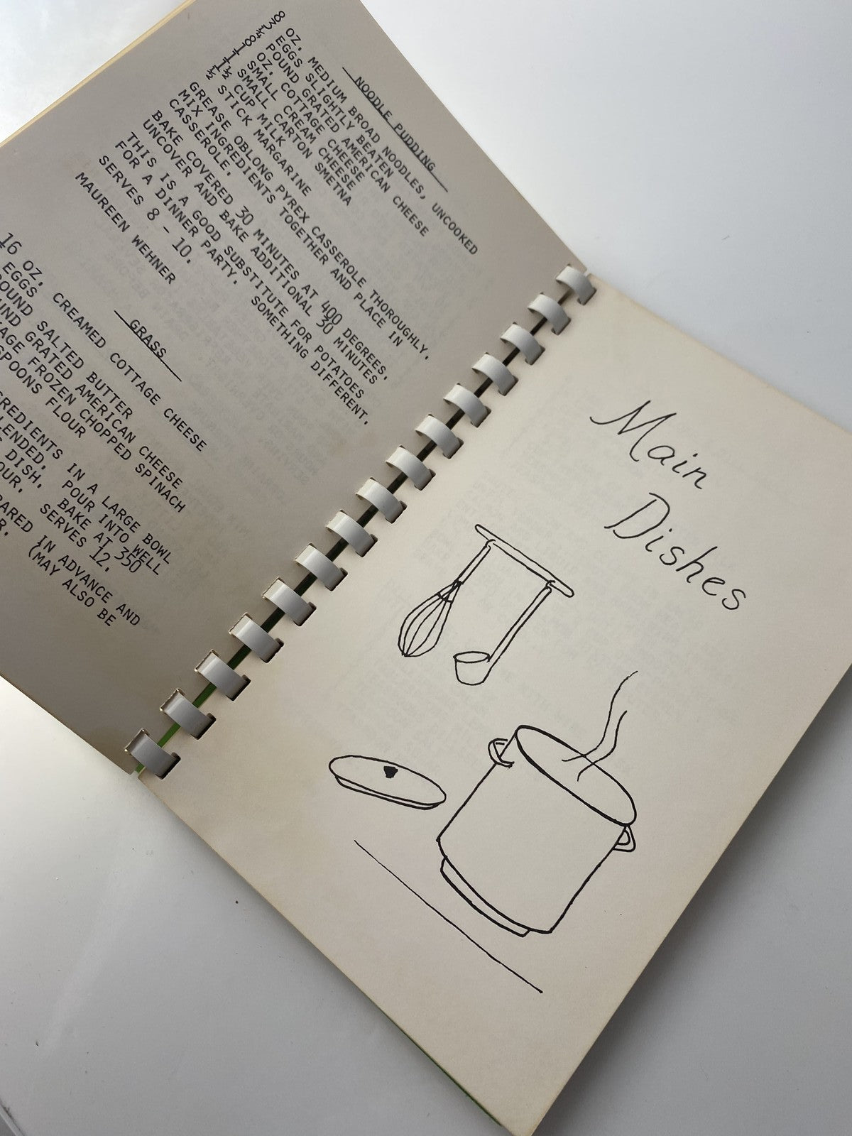 Vintage 1977 St. Gerard Majella Cookbook Missouri Spiral Bound Church Recipe Boo