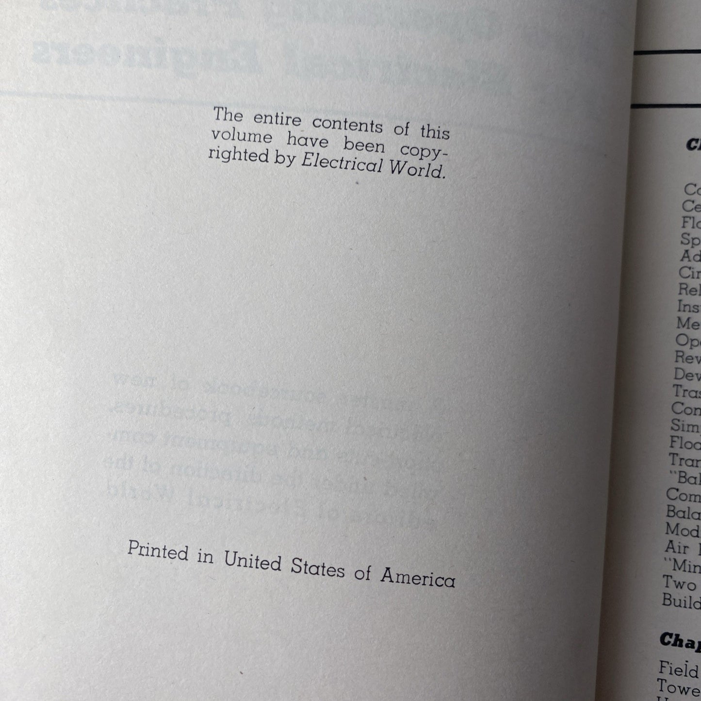 Rare Vintage Operating Practices For Electrical Engineers USA Printed Ex Lib