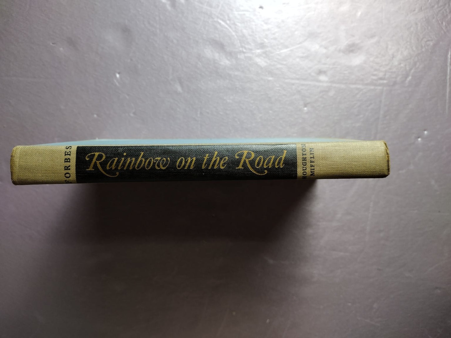 Rainbow on the Road Esther Forbes 1954 First Edition Historical Fiction Houghton