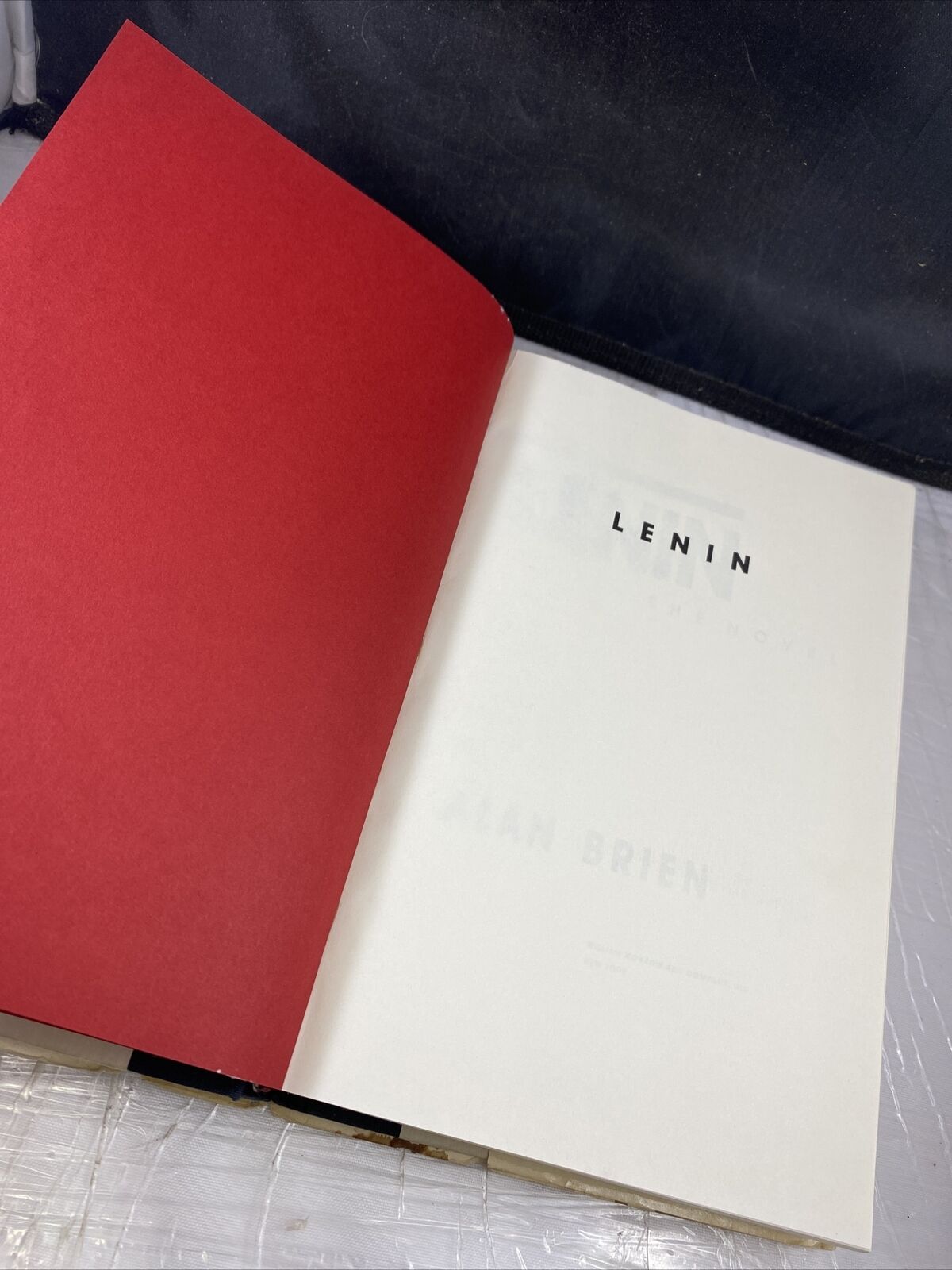 Lenin: The Novel, by Alan Brien HCDJ First Print Edition 1987 Vintage History