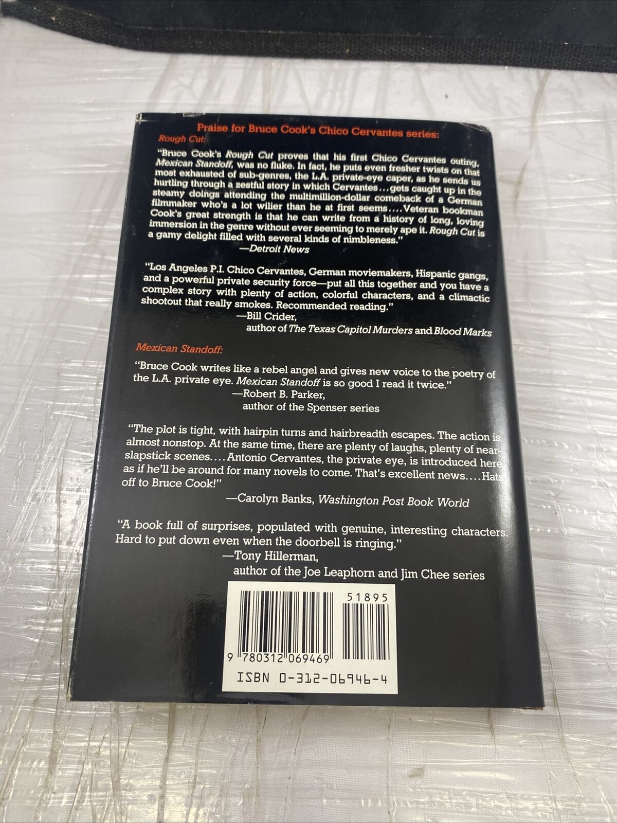 Death As A Career Move by Bruce Cook 1992, 1st Edition H.C. Mystery Thriller Vtg