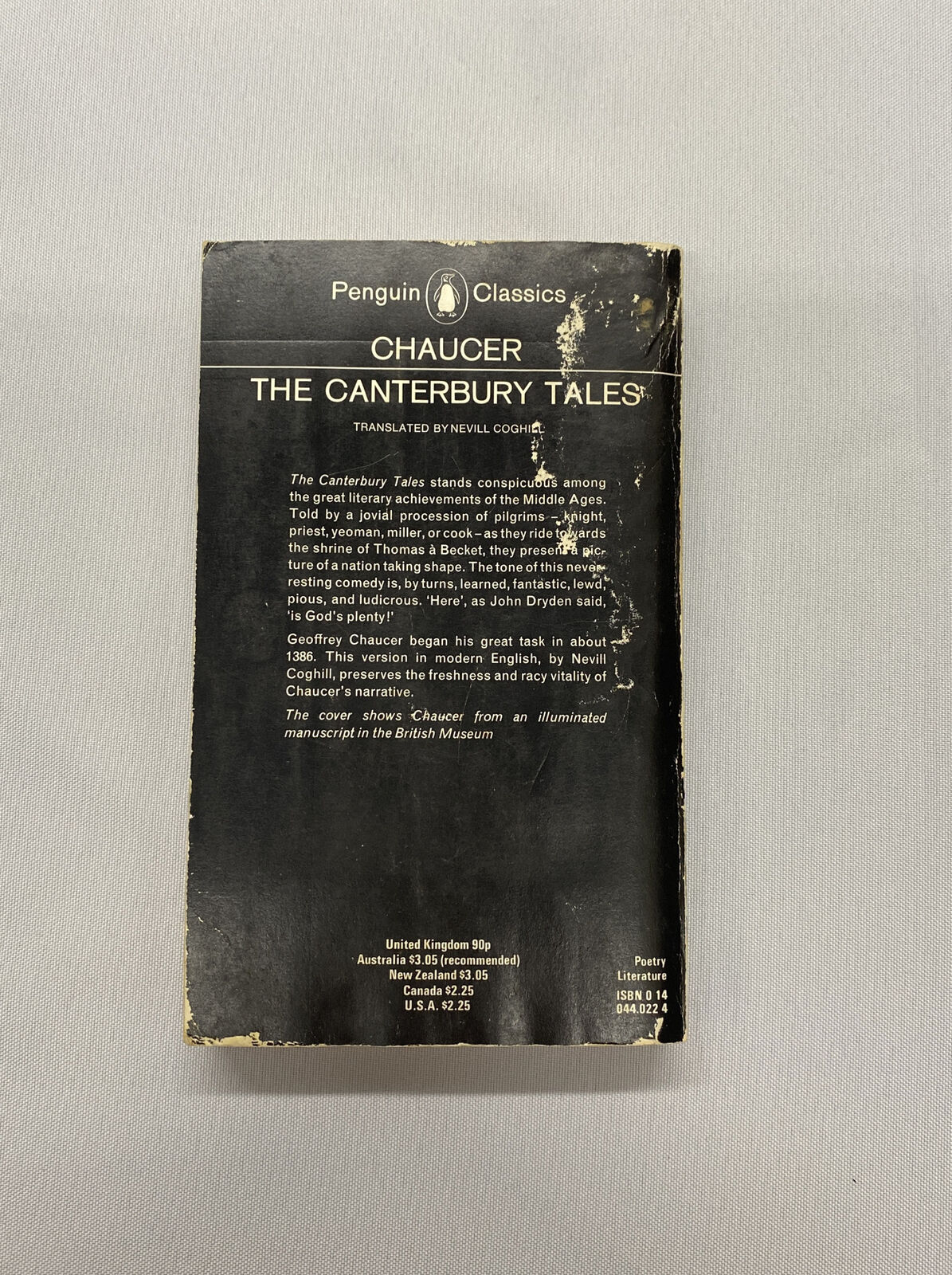 The Canterbury Tales Geoffrey Chaucer paperback