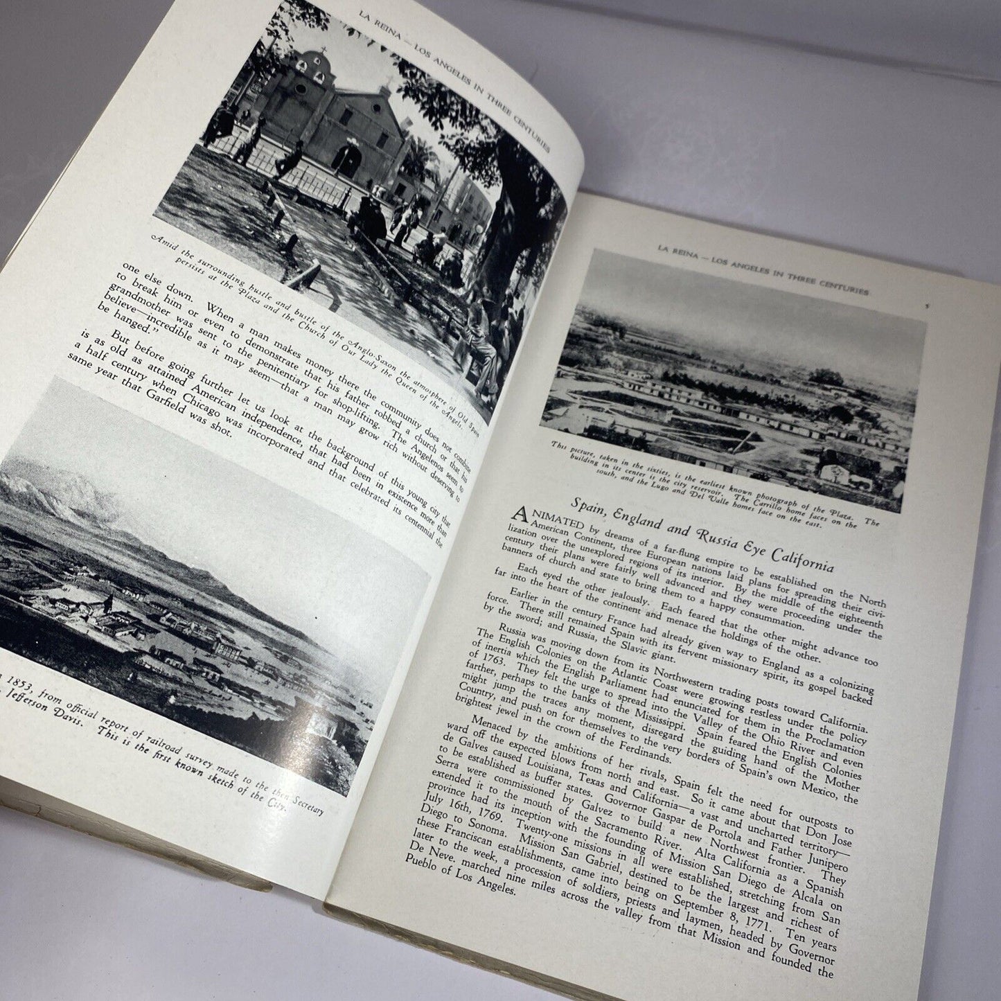 La Reina Los Angeles California Historical Photos History Book, 1932 Paperback