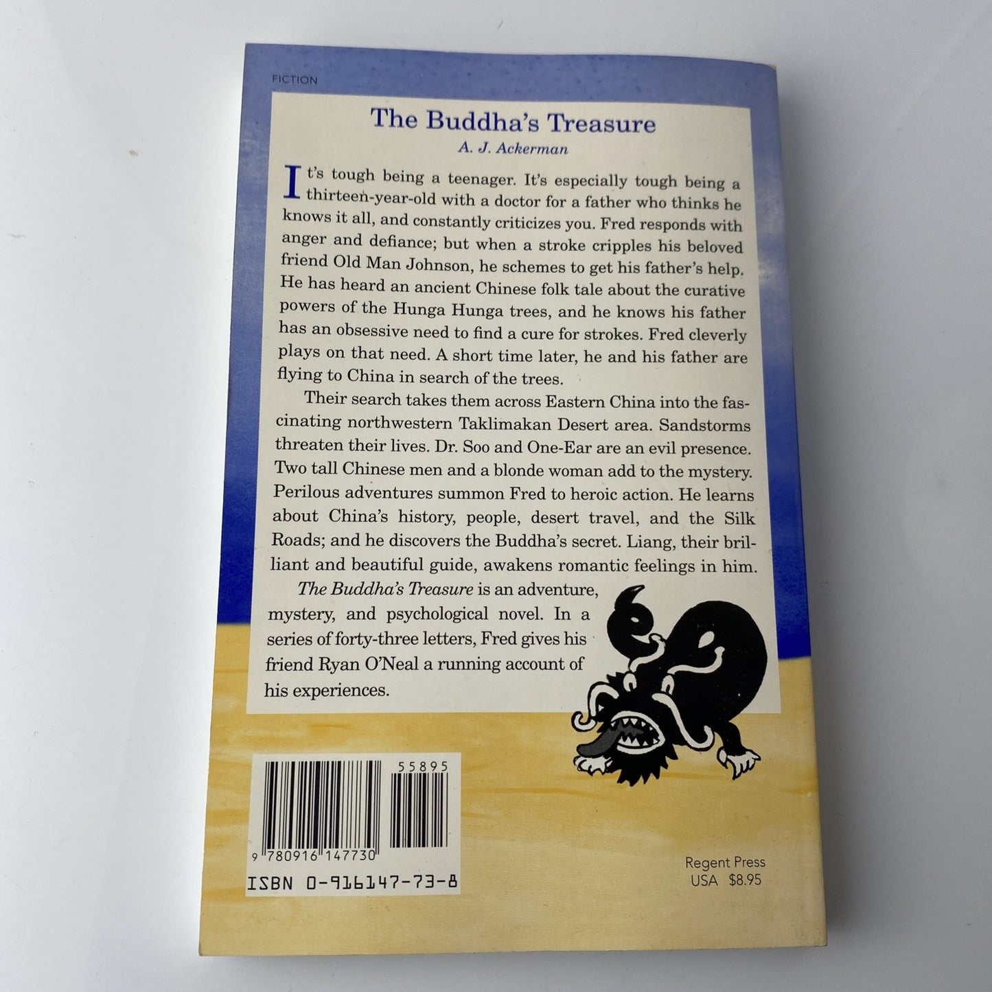 Signed The Buddha's Treasure: A Novel Rare Paperback Buddhist Journey