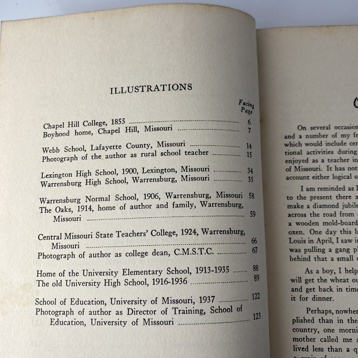 Fifty Years of Public School Teaching: Rural to Univ by Claude Phillips 1948 HC