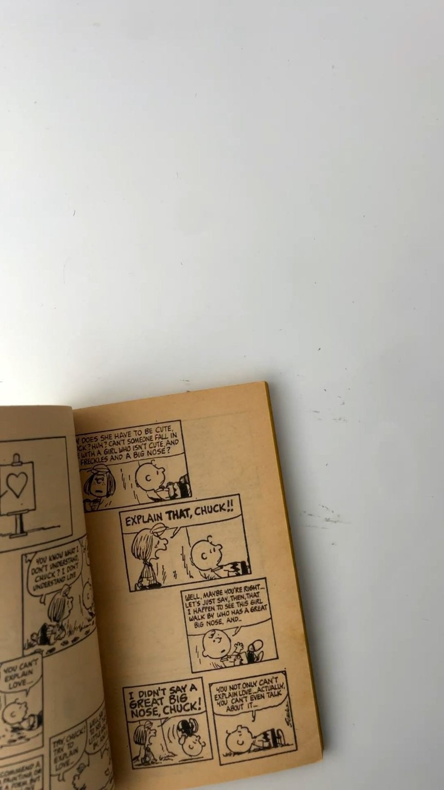 Think Thinner, Snoopy by Charles M. Schulz 1975 Illustrated Peanuts