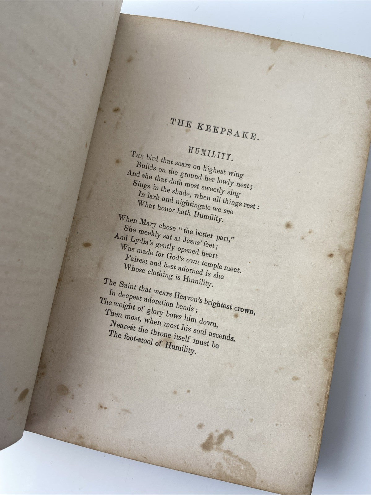 Antique Red Gilded Cover 1853 The Keepsake Of Friendship A Gift Book Hardcover