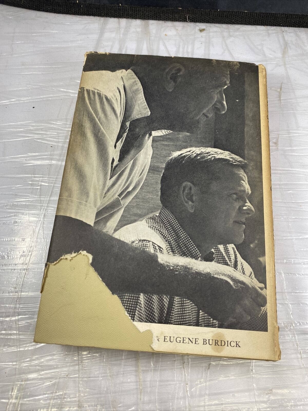 William J. Lederer, Eugene Burdick SARKHAN Book Club Edition Vintage Novel