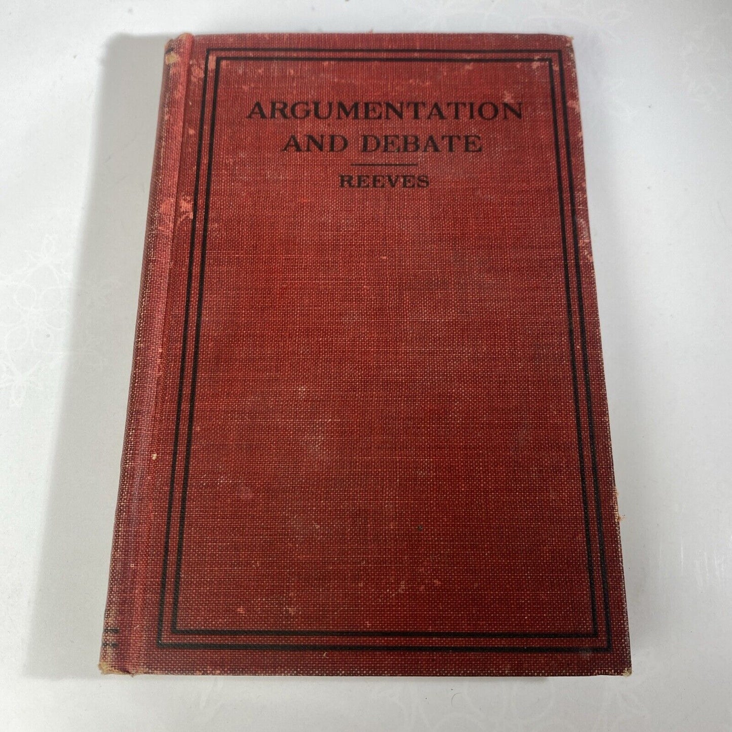 Argumentation And Debate By Walter Reeves 1920 Antique Detective Textbook Rare