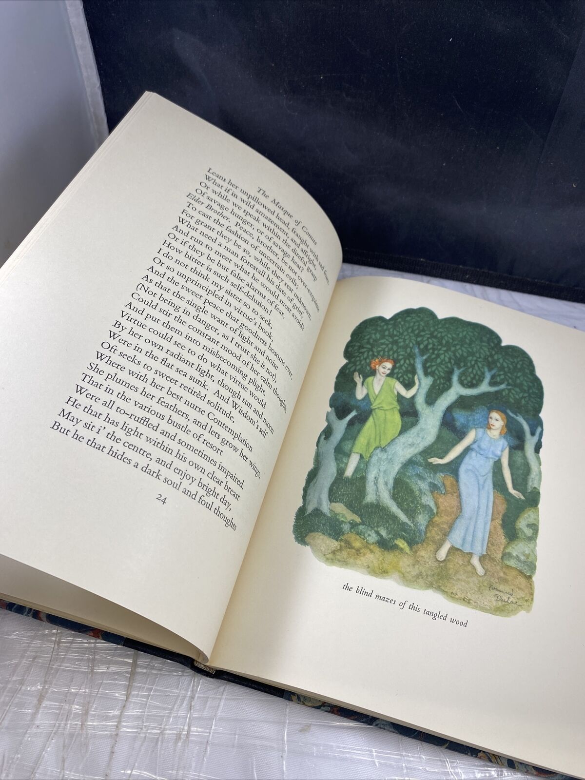 Heritage Press The Masque of Comus, the Poem by John Milton, Dulac Illustrator