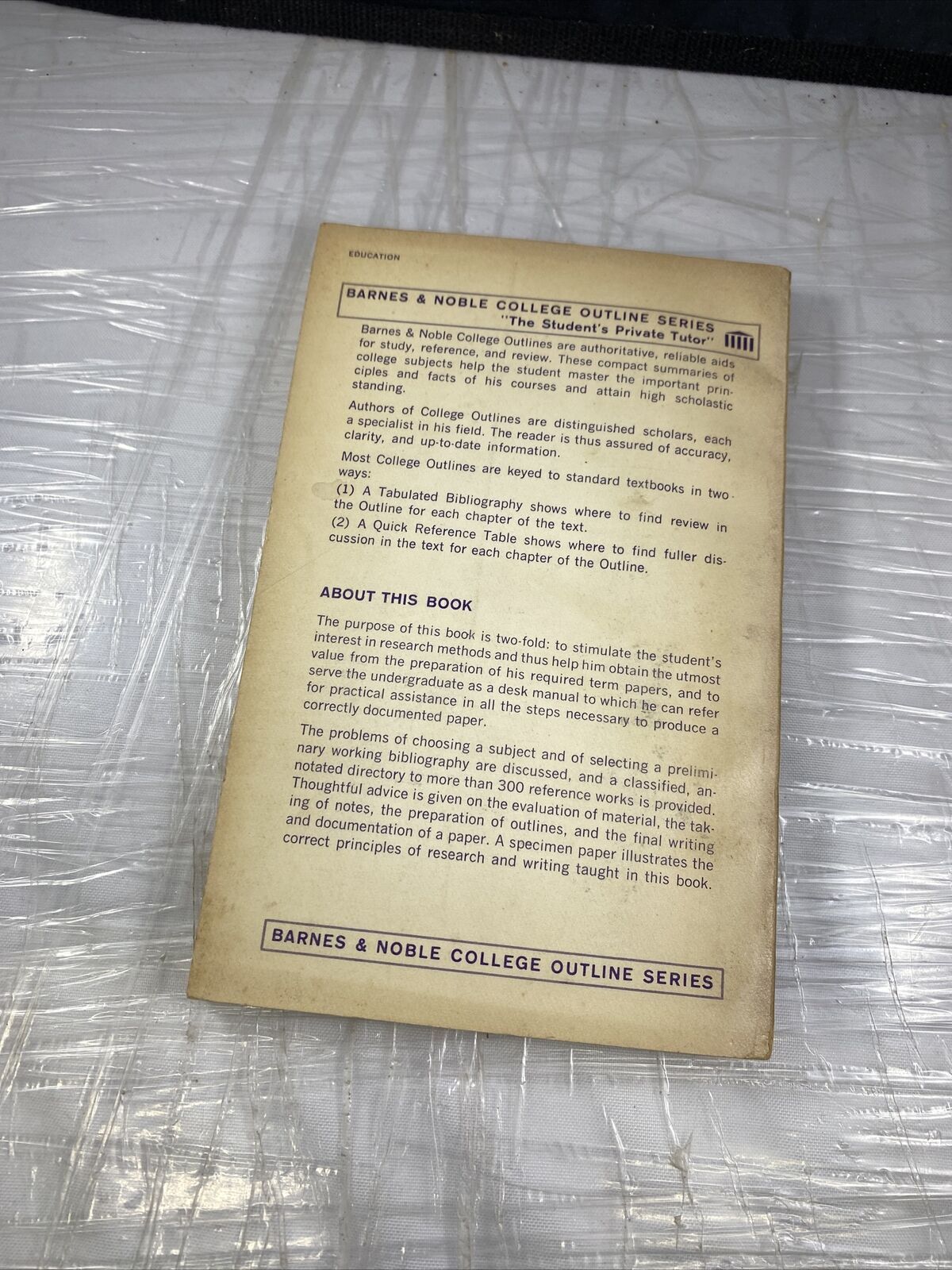 Writing Term Papers and Reports A Desk Manual for the Undergraduate Vintage 60s