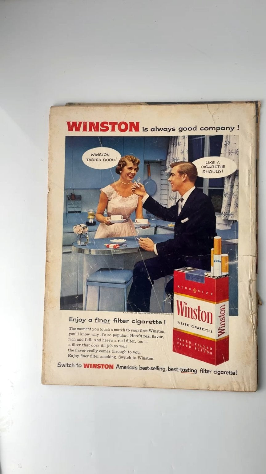 True The Man's Magazine February 1957 Illustrated Vintage