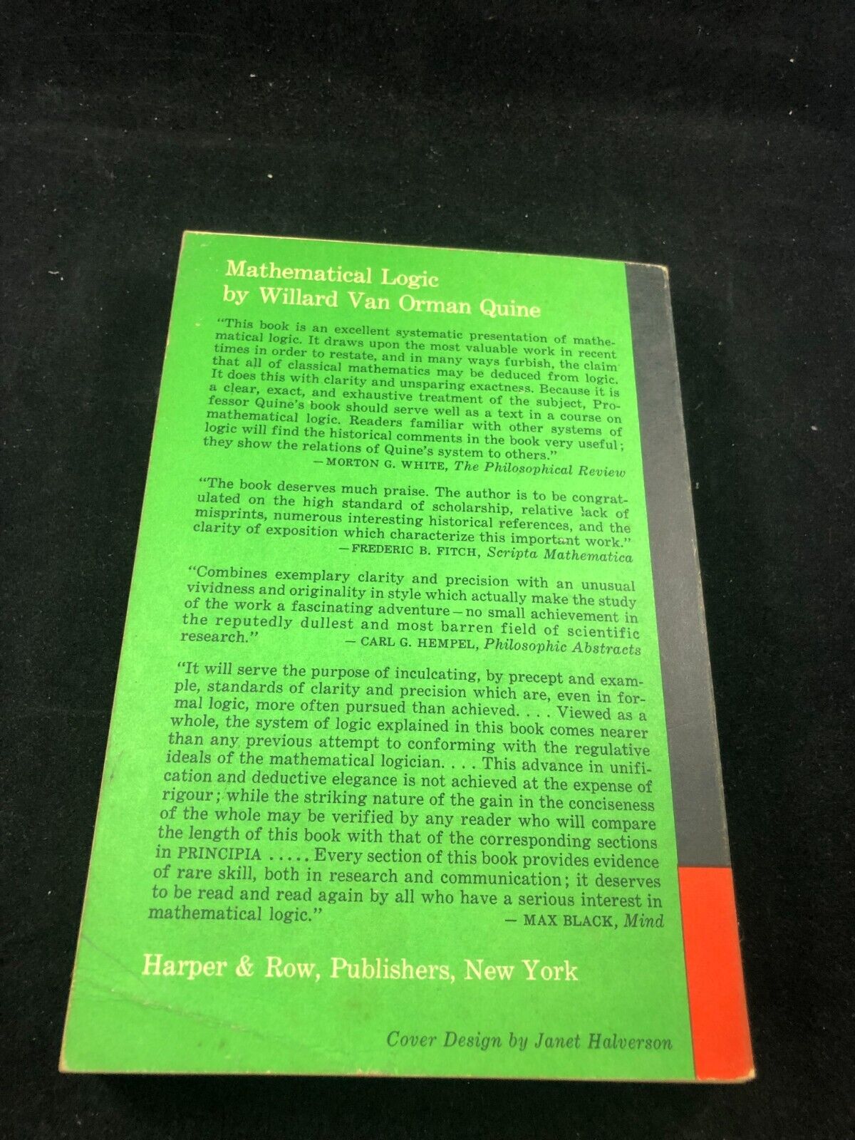 Mathematical Logic: Revised Edition , paperback , Quine, Willard Van Orman
