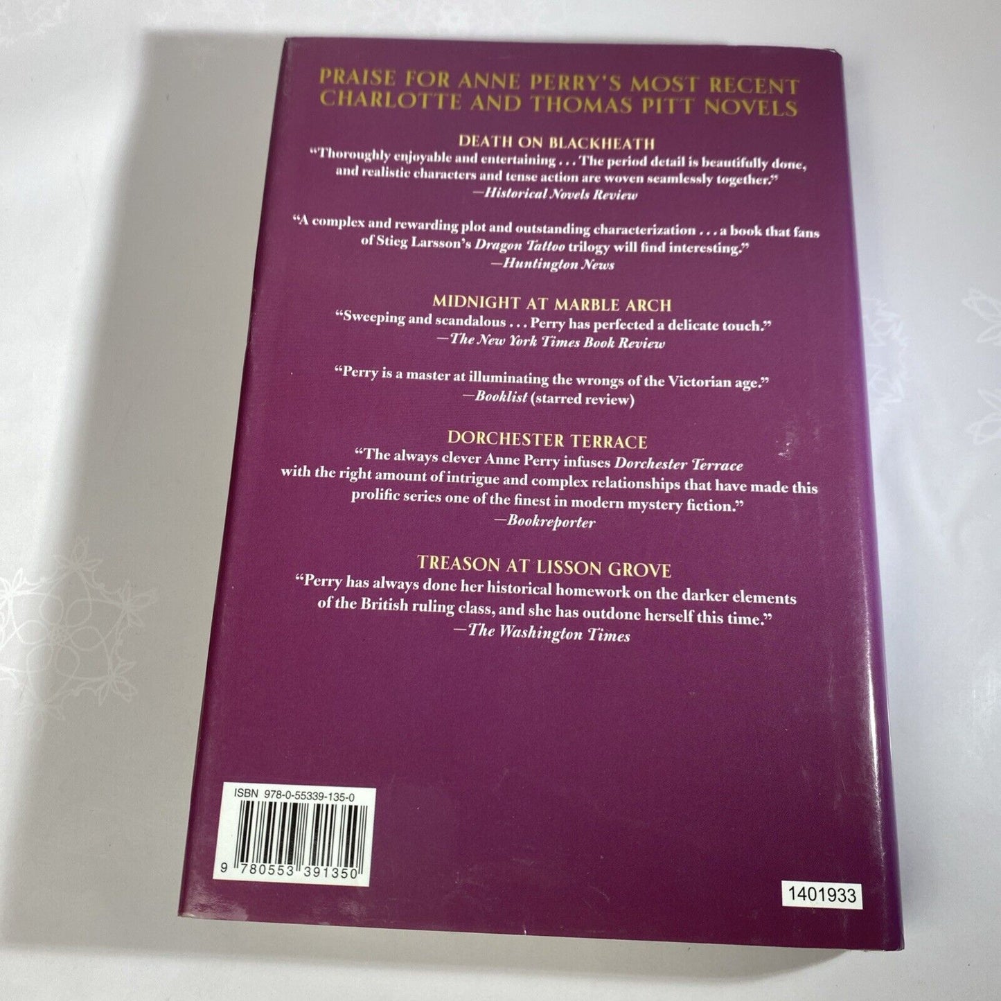 The Angel Court Affair Hardcover Anne Perry Very Good Mystery Novel Book Club Ed