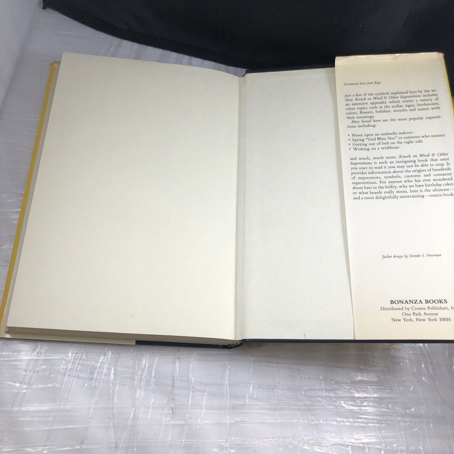 KNOCK ON WOOD SUPERSTITION By Carole Potter - Hardcover Occult Taboo Book