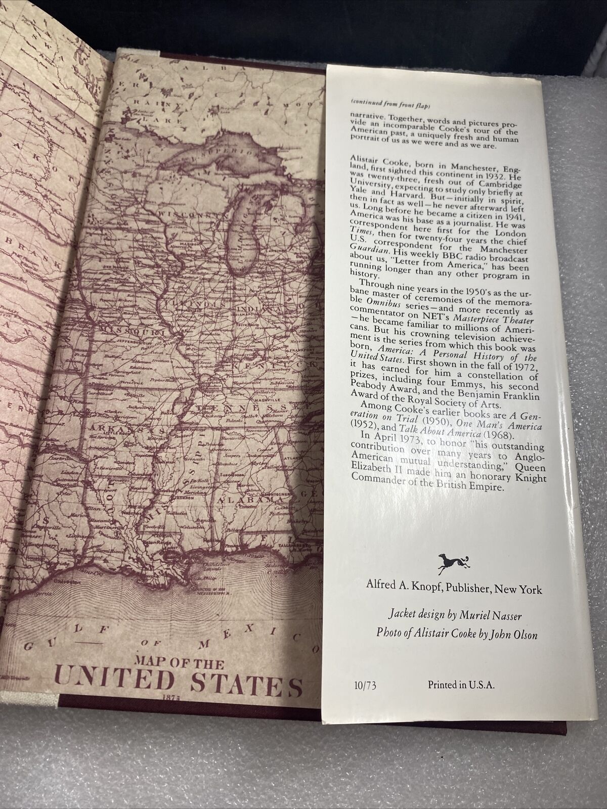 Alistair Cooke's America by Alistair Cooke (1973, Hardcover) Good First Edition