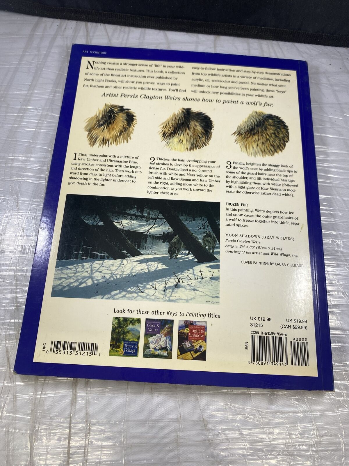 Keys to Painting - Fur & Feathers Vintage Art Book Guide Rachel Rubin Wolf