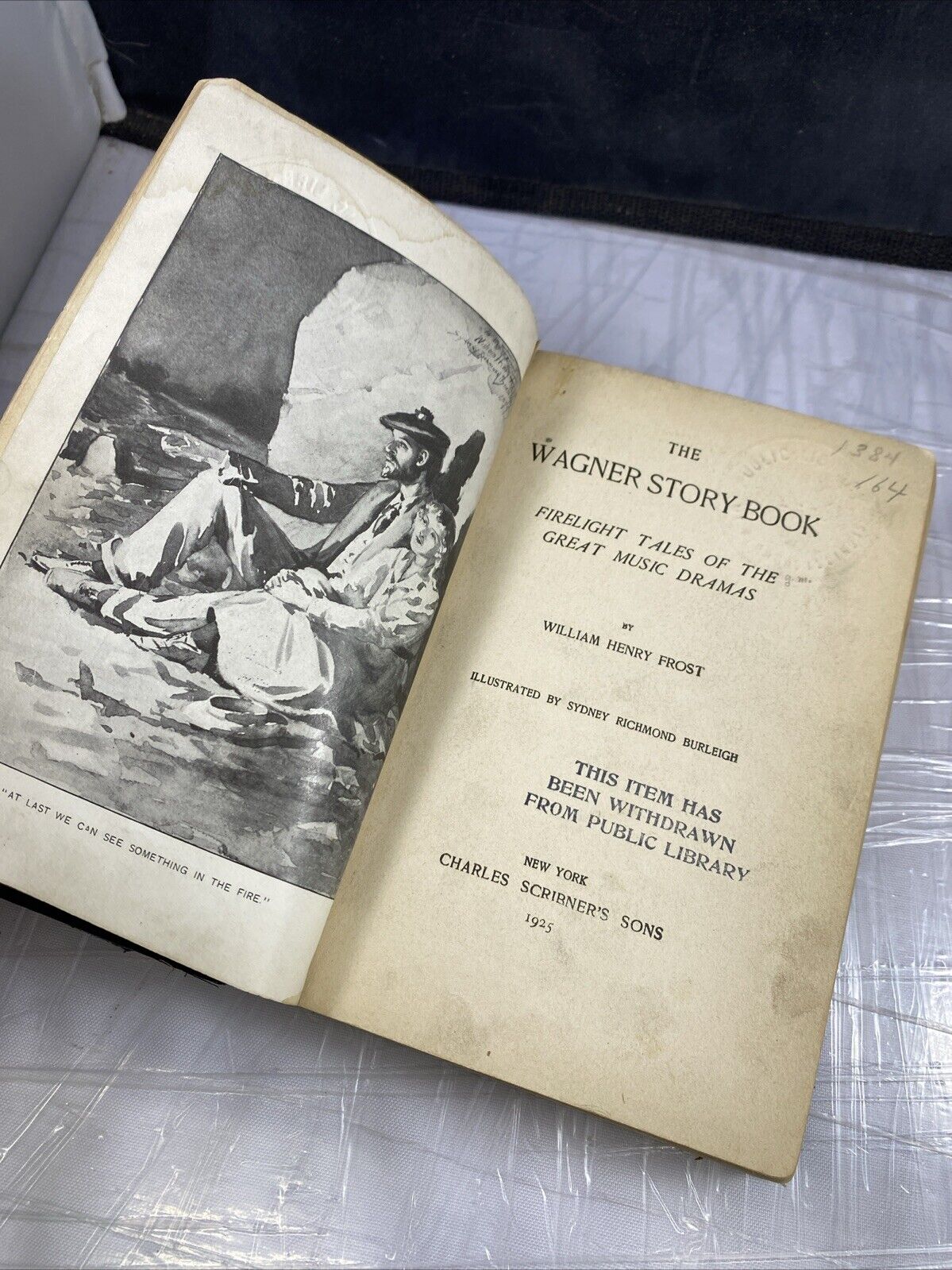 Antique Literature Scribner 1925 “The Wagner Story Book” William Frost REBIND!!!