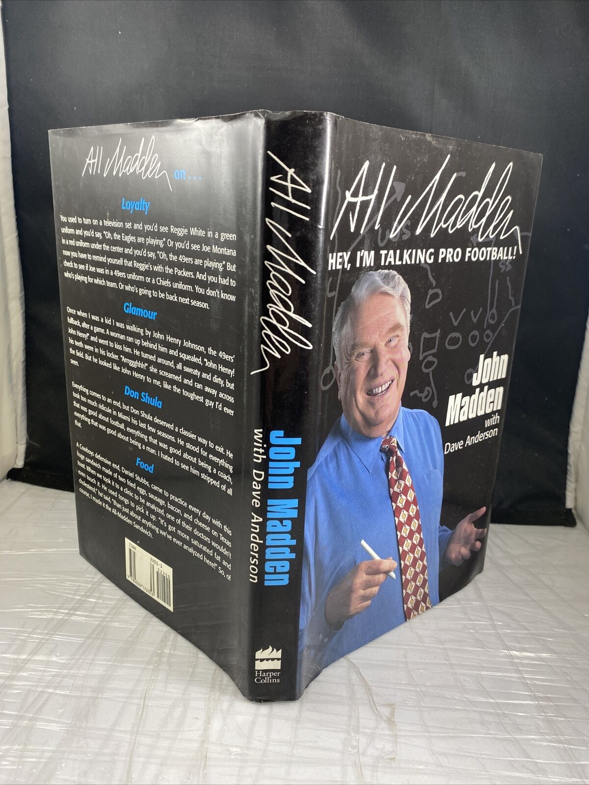 All Madden Hey I m Talking Pro Football Vintage First Edition Print Famous Book