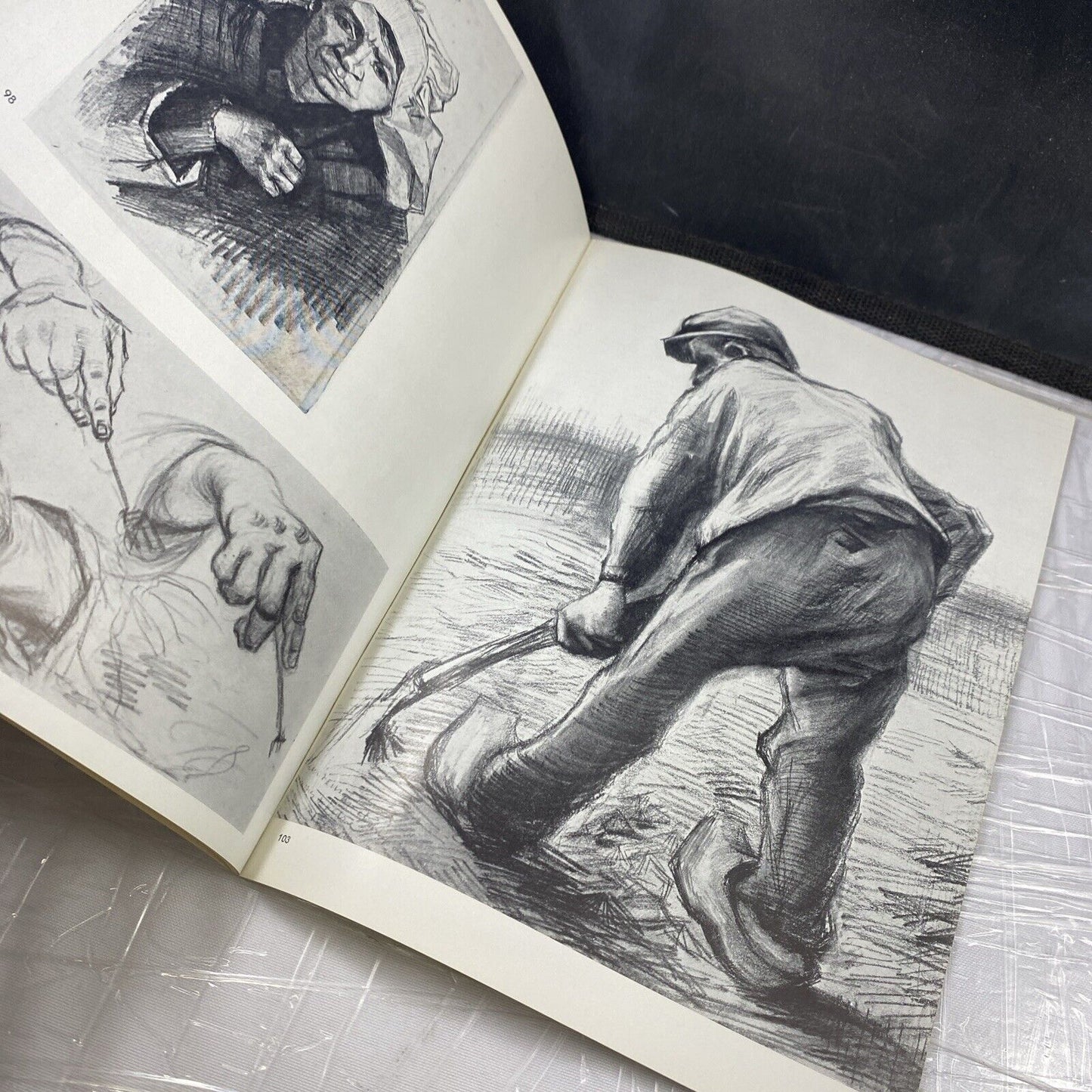Vincent Van Gogh Museum Art Book (1959) Color Photos Anthology Made Netherlands