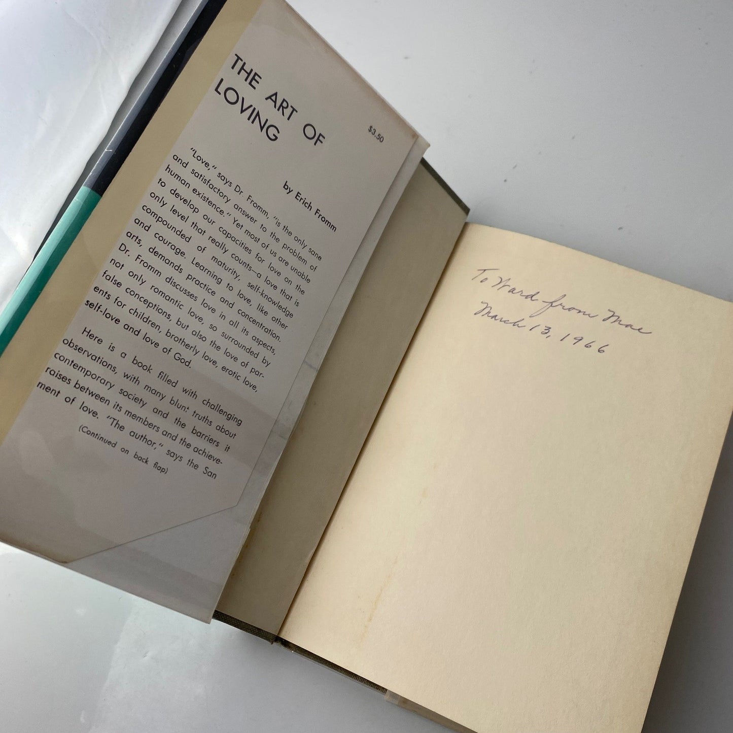 The Art of Loving Erich Fromm 1956 First Edition Psychology Harper & Row