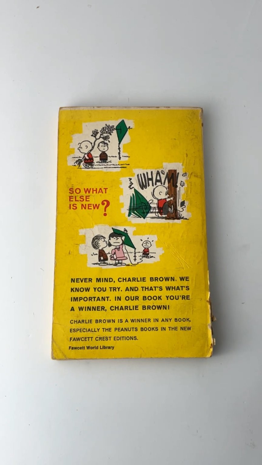 You're a Winner Charlie Brown by Charles M. Schulz 1959 Fawcett Crest