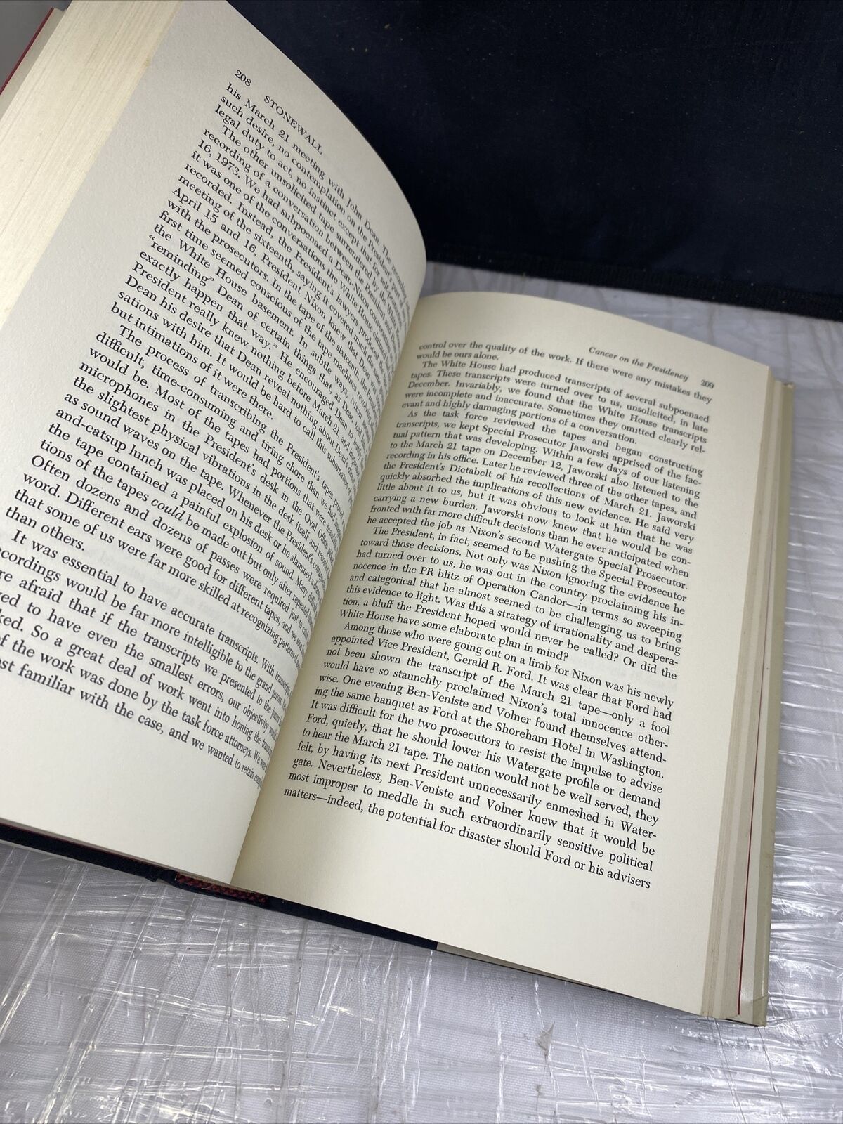 Stonewall, the Real Story of Watergate Vintage 70s Political Politics History