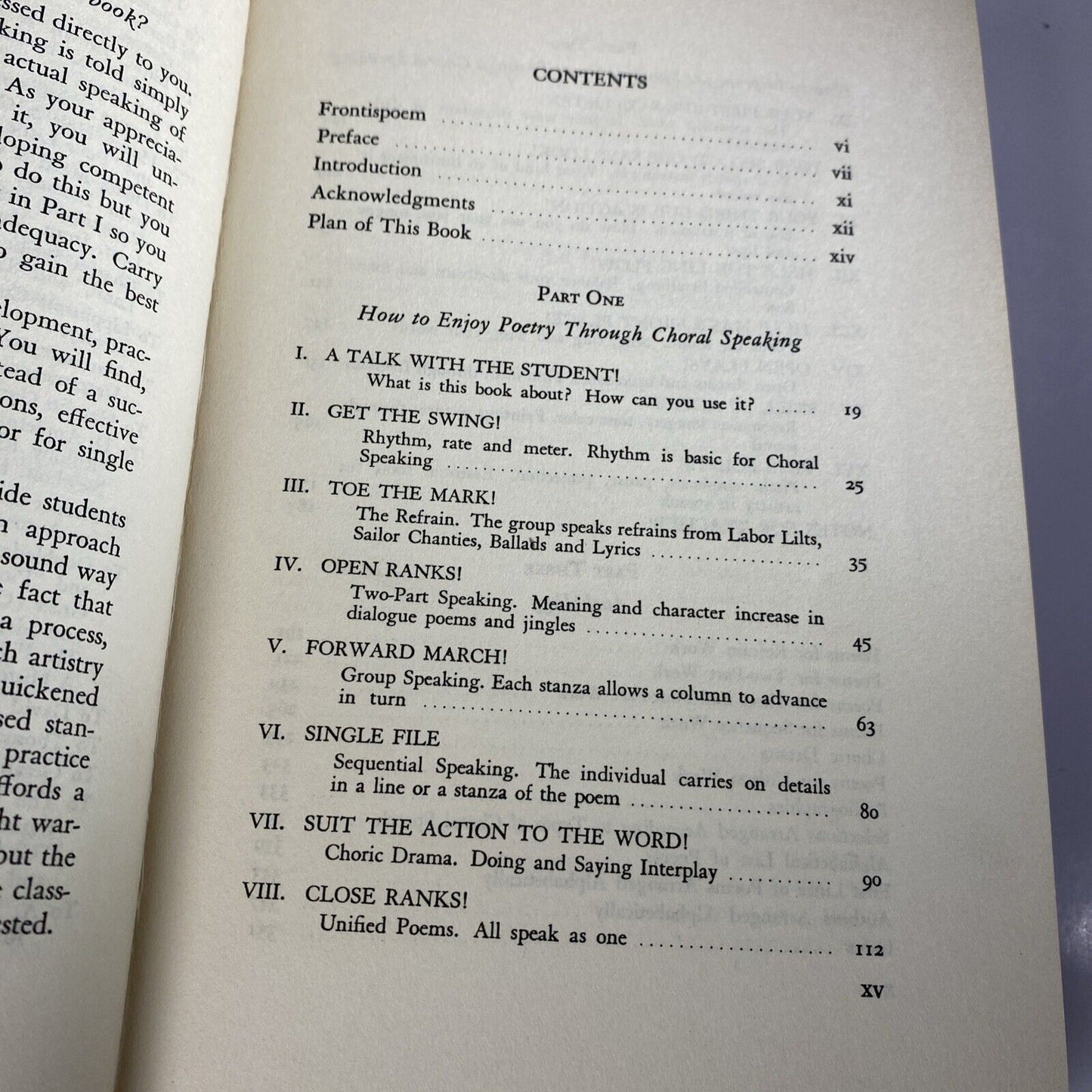 1939 Choral Verse Speaking. E. Keppie. Speech Improvement & Poetry Appreciation