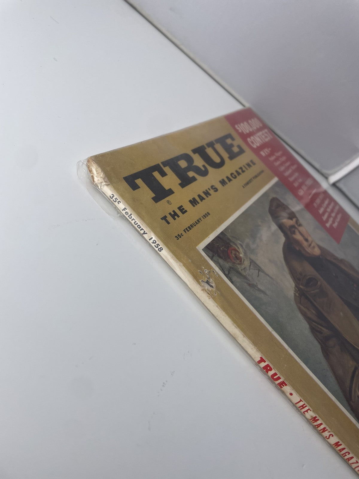 Vintage 1958 True The Man's Magazine Feb Capt Eddie Rickenbacker WWII History Ar