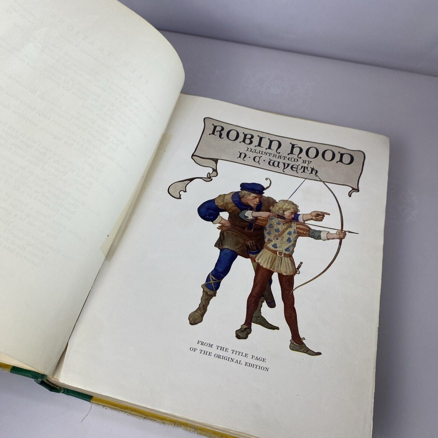 Robin Hood by Paul Creswick, 1957, Illustrated by N.C. Wyeth Scribner HC