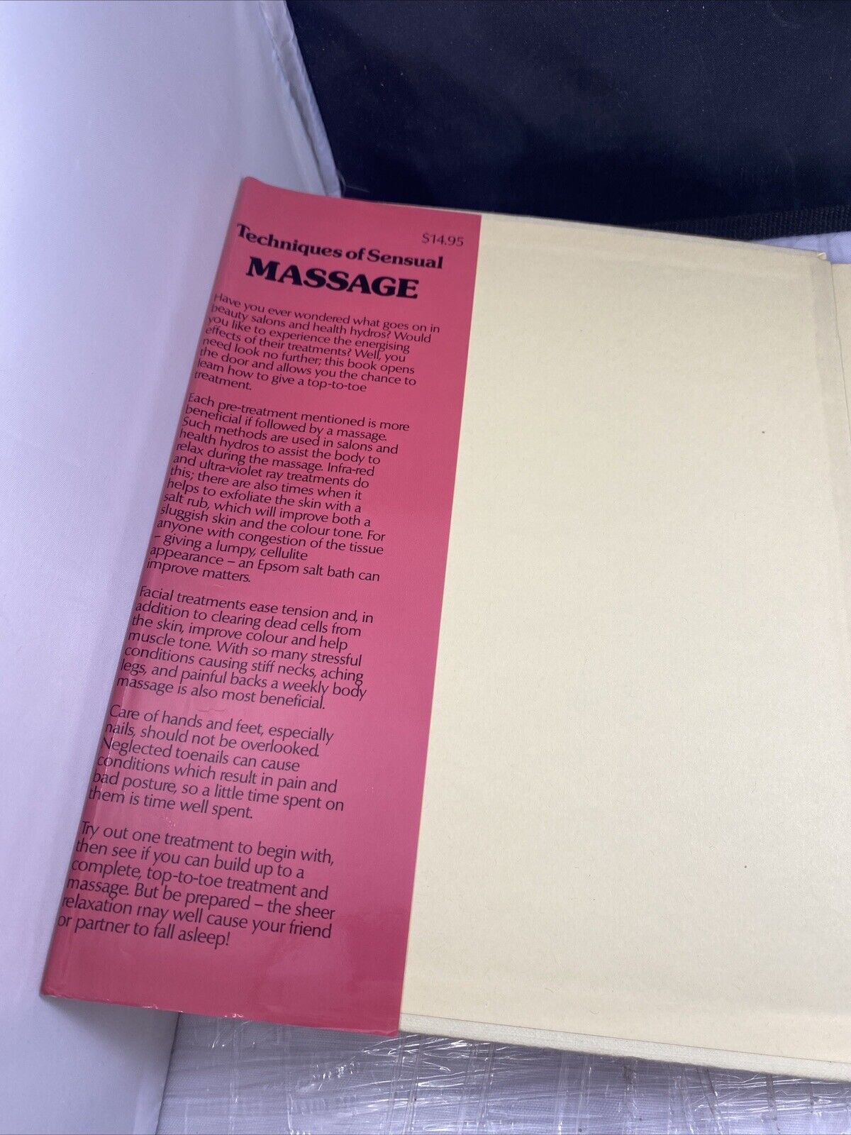 Techniques of sensual massage by Janet Filderman Vintage Massage Therapy Nude