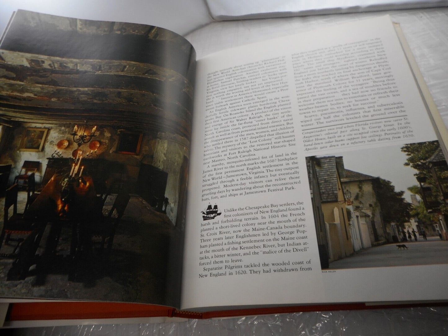 Early America Picture Book Americas Historylands (World in Color Library) - GOOD