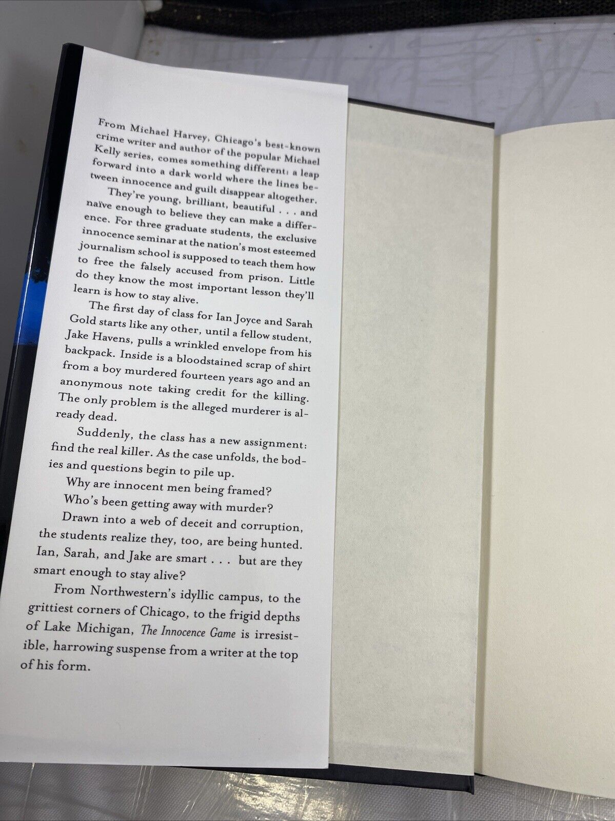 The Innocence Game - Hardcover By Harvey, Michael - VERY GOOD