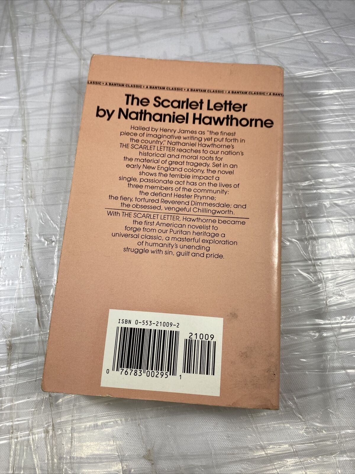 The Scarlet Letter by Nathaniel Hawthorne 1993 PB Good