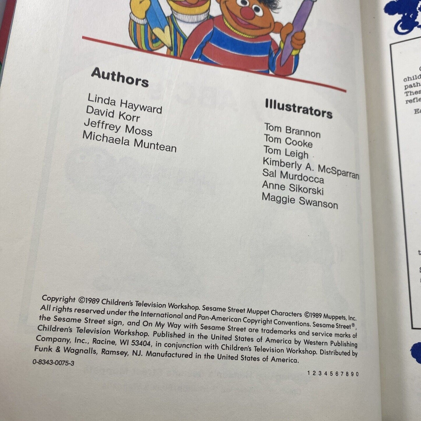 On My Way with Sesame Street, Volume 1, My ABC's Illustrated FIRST PRINT!