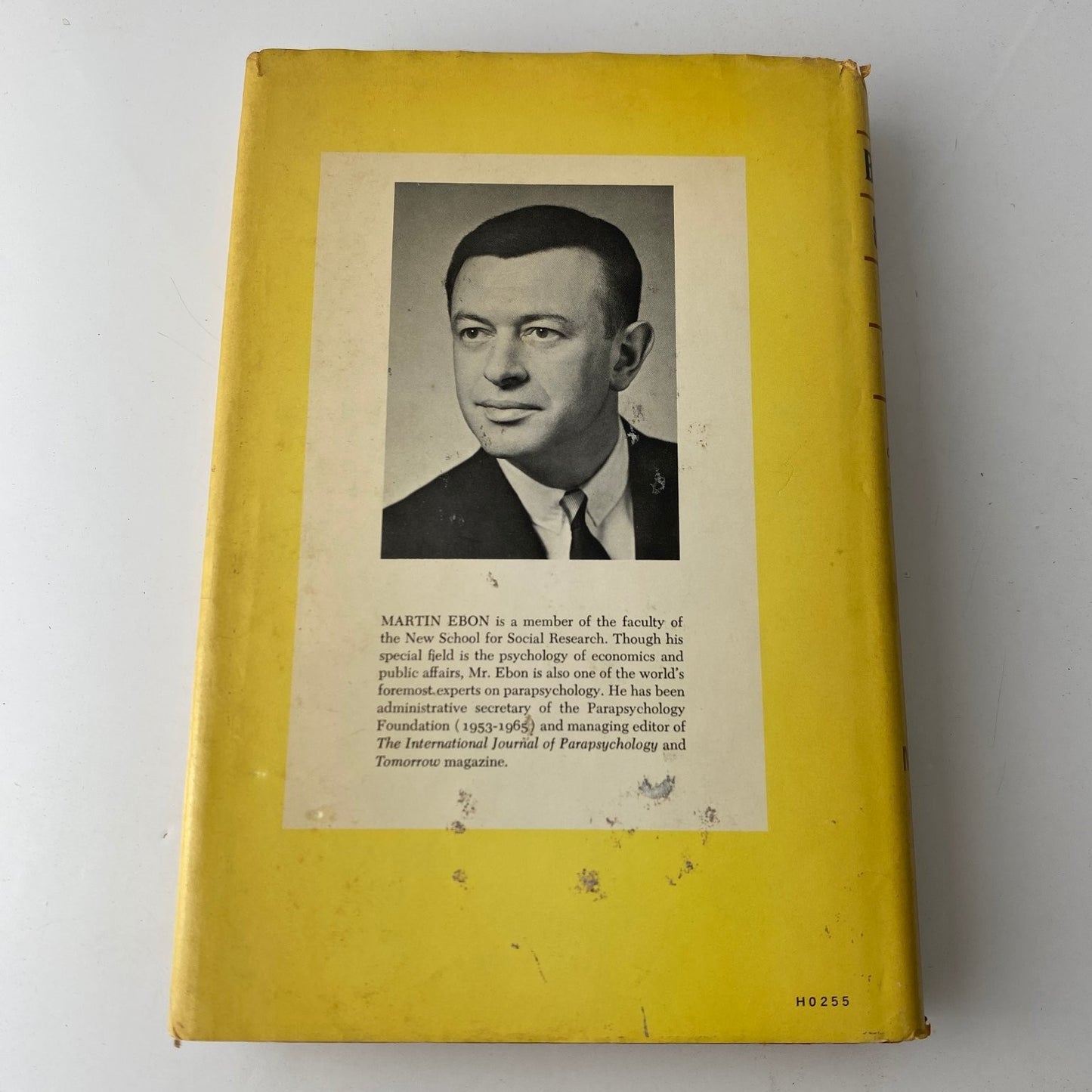 Beyond Space and Time Martin Ebon 1967 Book Club Edition ESP Casebook