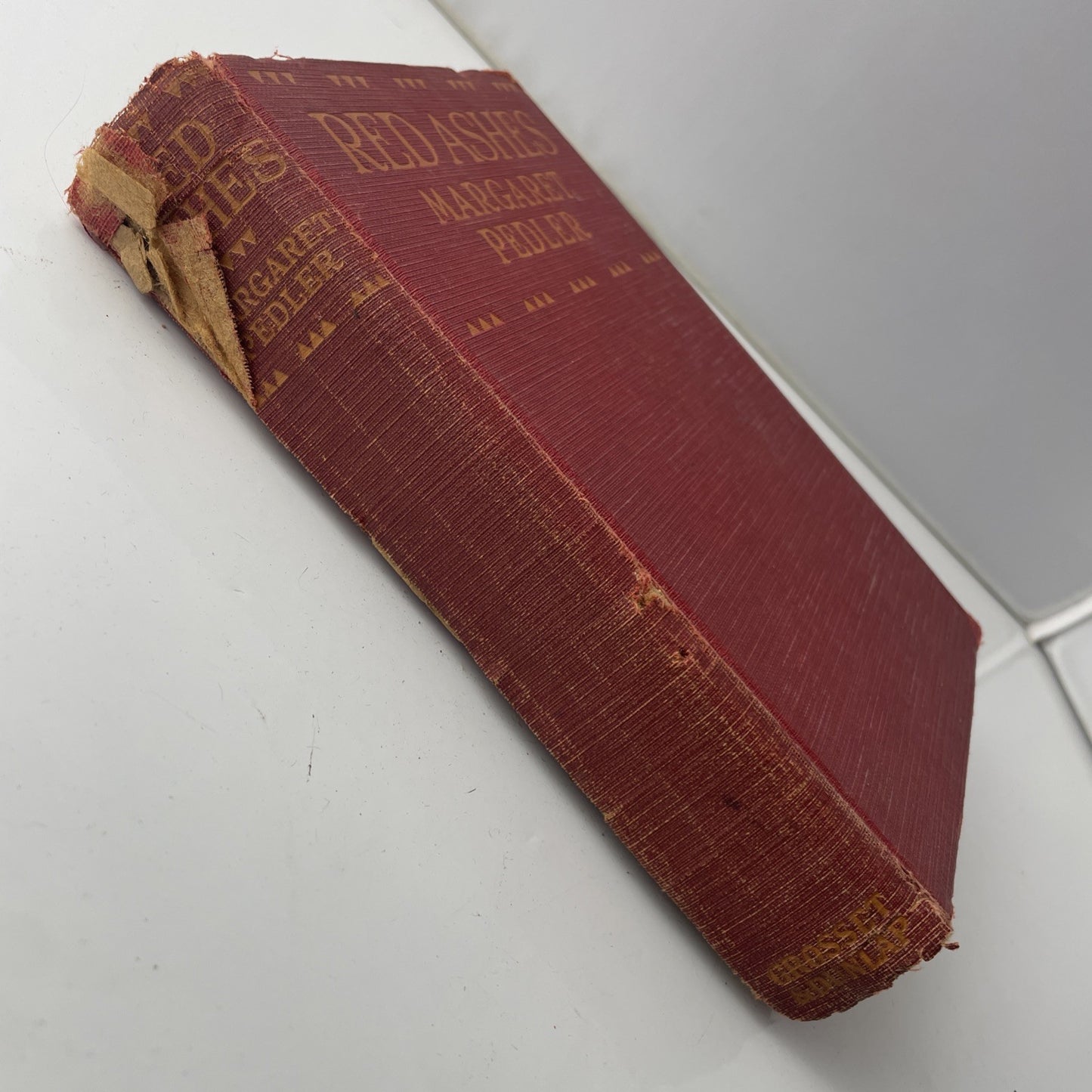 Antique 1925 Red Ashes by Margaret Pedler FIRST EDITION Grosset Dunlap Hardcover