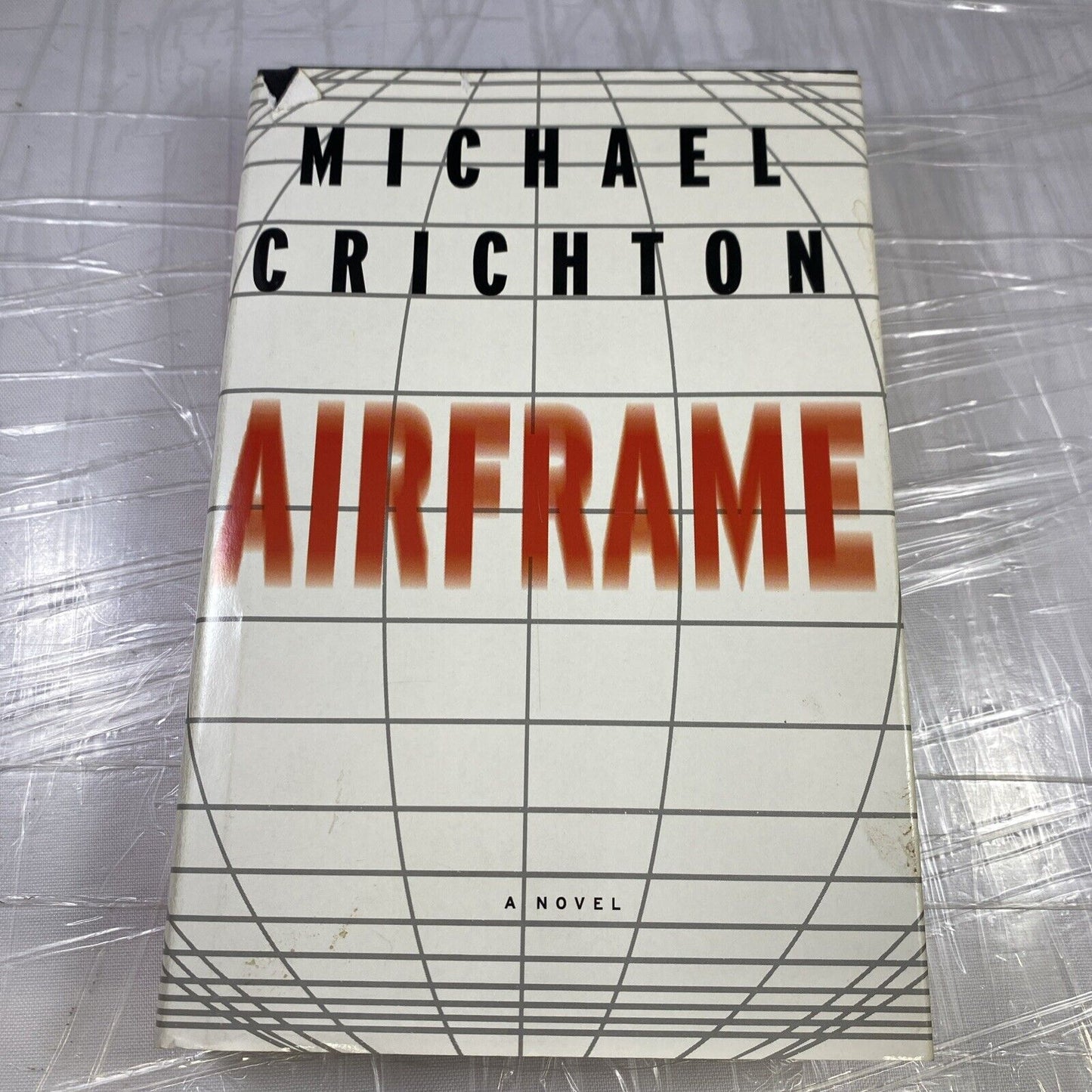 Airframe by Michael Crichton Hardcover DJ 1996 Thriller BCE